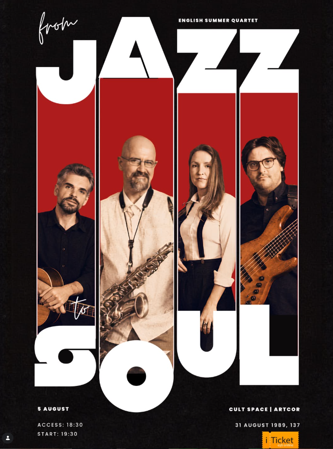 English Summer Quartet From Jazz to Soul event poster